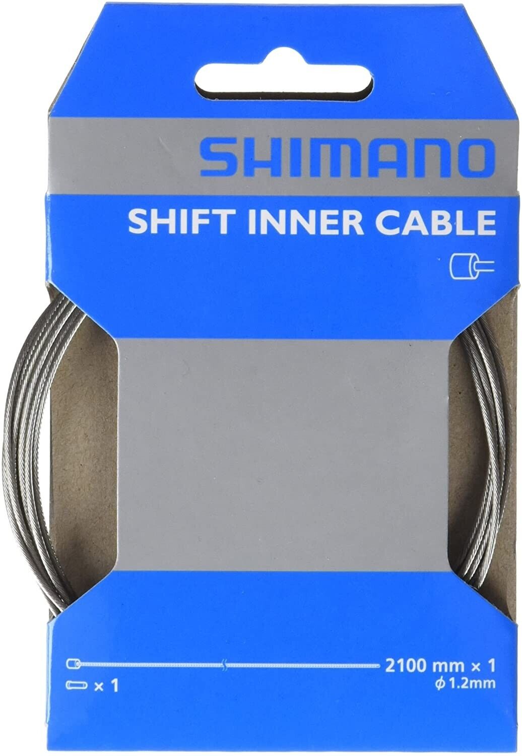 Genuine Shimano Gear Shift Bicycle Inner Cable 1.2mm x 2100mm Y60098070