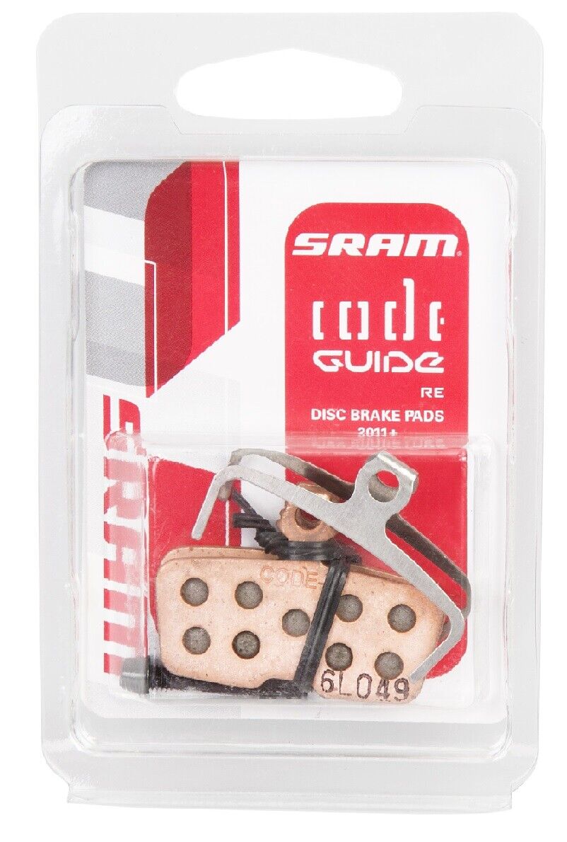 Genuine SRAM/AVID Code/R/RSC/Guide RE Sintered/Metallic Disc Brake Pads - BIKEWARE