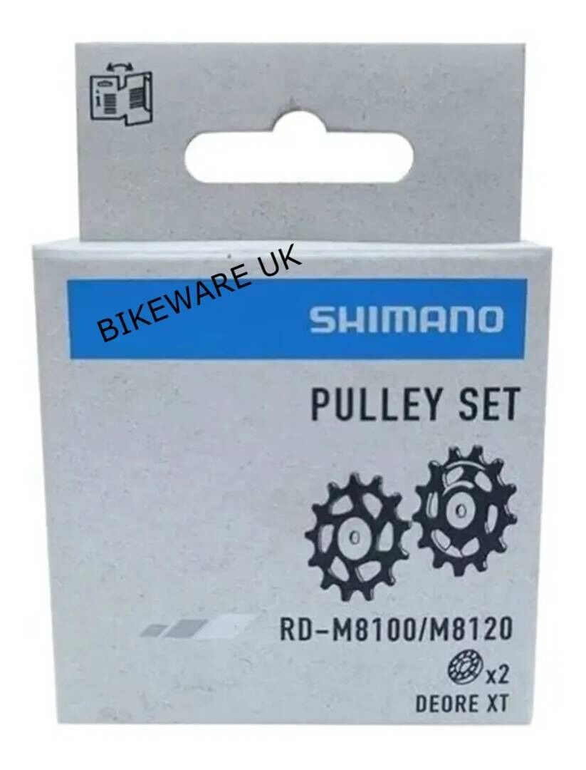 SHIMANO Deore XT RD M8100 RD M8120 Jockey Wheels Set Y3FW98010 BIKEWARE